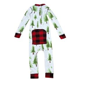 Lazy One Flapjack Pajamas Button Closure 18 months Family Matching Plaid Holiday